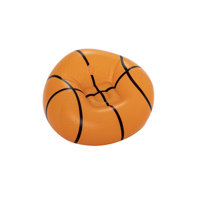 Aufblasbarer Sessel Bestway Orange 114 x 112 x 66 cm Basketball