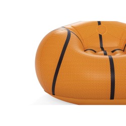 Fauteuil gonflable Bestway Orange 114 x 112 x 66 cm Basket-ball