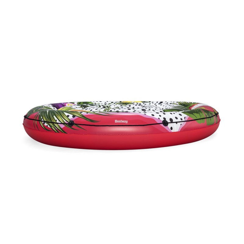 Bestway Aufblasbare Schwimmende Insel mit Seil Passionsfrucht D188cm Strand und Pool 43720