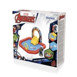 Piscine pour enfants Bestway The Avengers 211 x 198 x 125 cm Parc de jeux