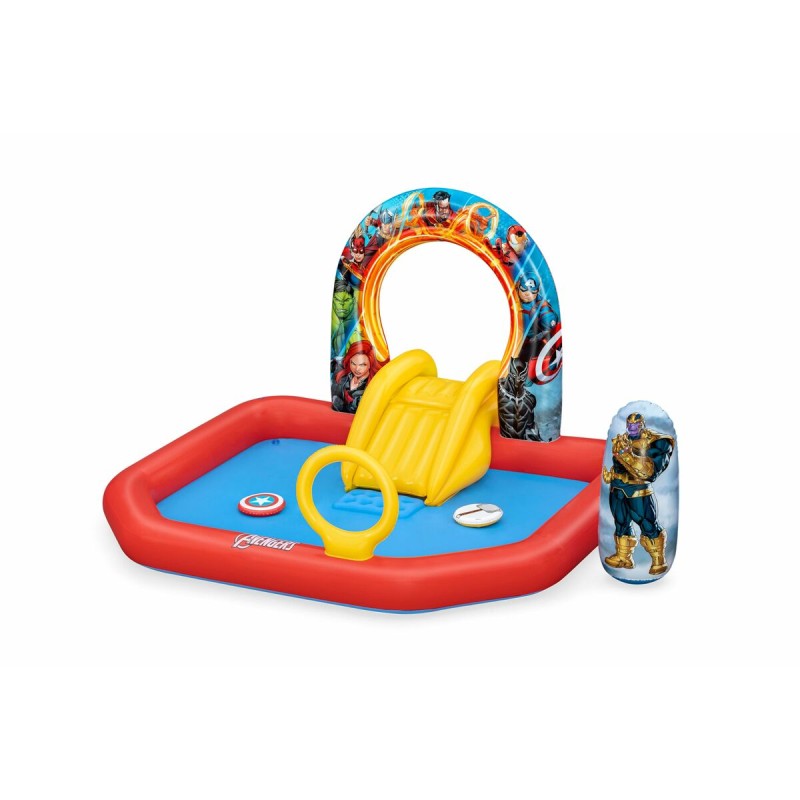 Piscine pour enfants Bestway The Avengers 211 x 198 x 125 cm Parc de jeux