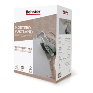 Mörser Beissier 70303-001 Portland Grau 2 Kg