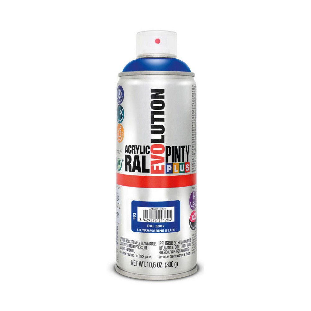 Sprühfarbe Pintyplus Evolution RAL 5002 400 ml Ultramarine Blue