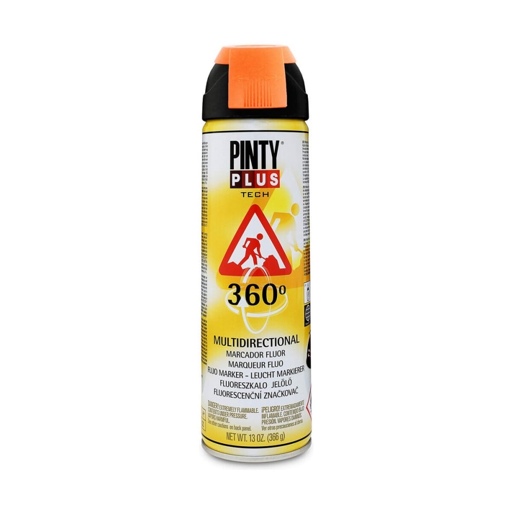 Sprühfarbe Pintyplus Tech T143 360º Orange 500 ml