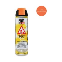 Sprühfarbe Pintyplus Tech T143 360º Orange 500 ml