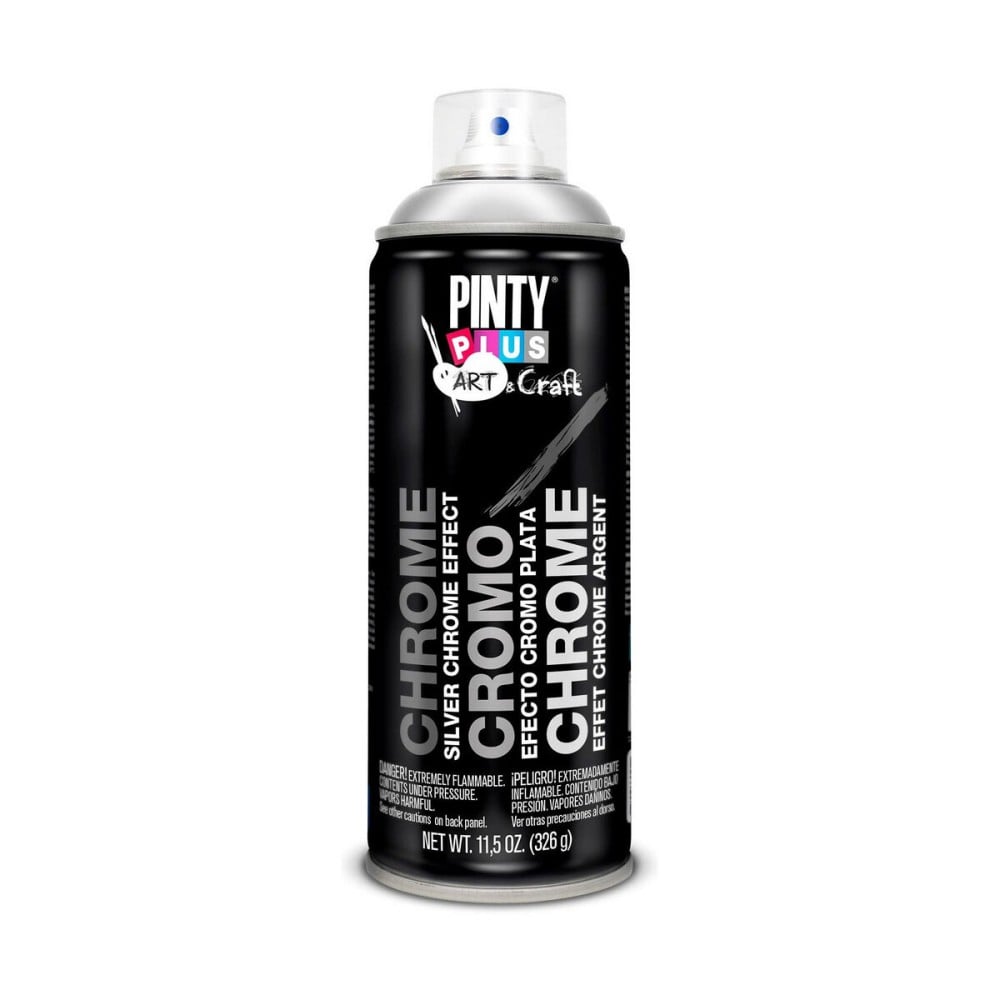 Peinture en spray Pintyplus Art & Craft C150 Chrome 400 ml Argenté