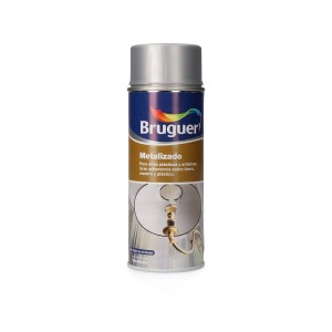 Sprühfarbe Bruguer 5198002 Metallic Silberfarben 400 ml