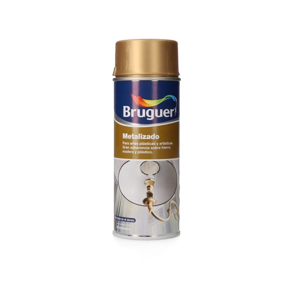 Peinture en spray Bruguer 5198001 Métallisé Doré 400 ml