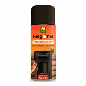 Hitzebeständige Farbe Massó Fuegonet Spray Schwarz 400 ml