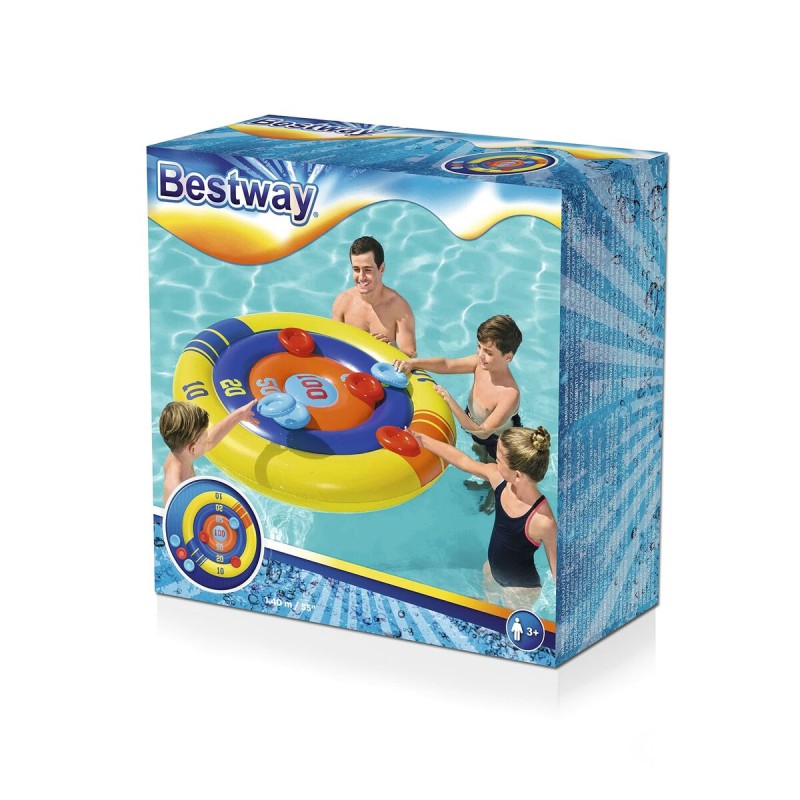 Bestway Jeu Flottant Lance Disques Gonflable D140 cm +3 Ans Piscine 52566