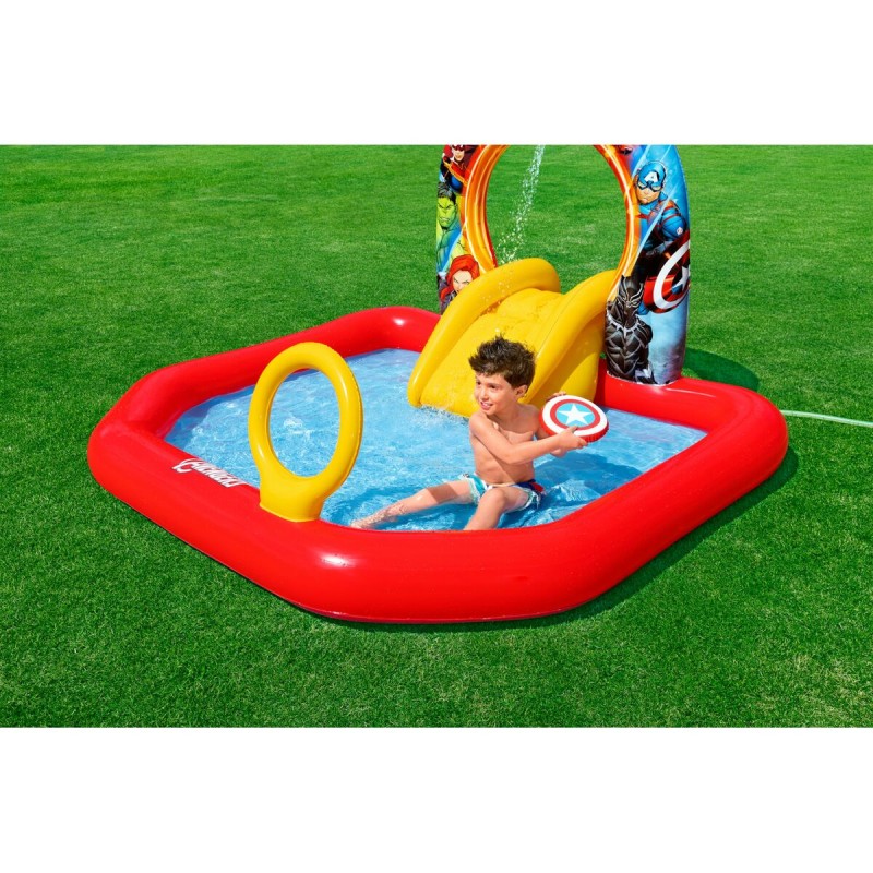 Piscine pour enfants Bestway The Avengers 211 x 198 x 125 cm Parc de jeux