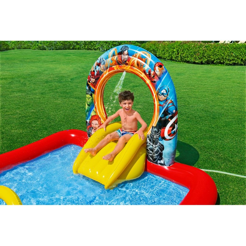 Piscine pour enfants Bestway The Avengers 211 x 198 x 125 cm Parc de jeux