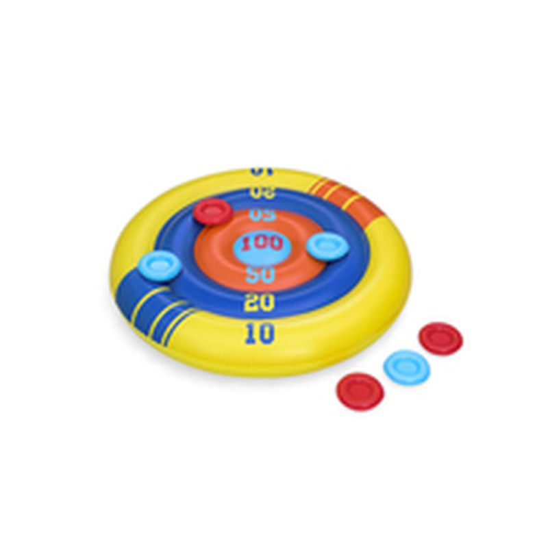 Bestway Spiel Aufblasbares Diskus-Wurfschwimmset D140 cm +3 Jahre Pool 52566