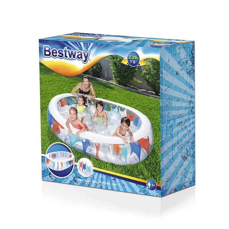 Piscine gonflable Bestway Multicouleur 229 x 152 x 51 cm