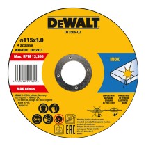 Trennscheibe Dewalt Fast Cut dt3506-qz 10 Stück 115 x 1 x 22,23 mm