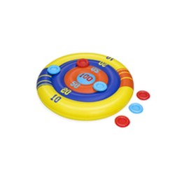 Bestway Spiel Aufblasbares Diskus-Wurfschwimmset D140 cm +3 Jahre Pool 52566