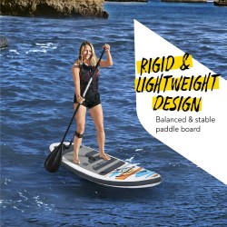 Inflatable Paddle Surf Board with Accessories Bestway Hydro-Force White 305 x 84 x 12 cm