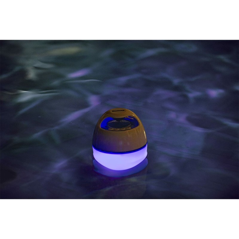 Bestway Bluetooth Lautsprecher LED Licht Schwimmend Pool und Garten 58700