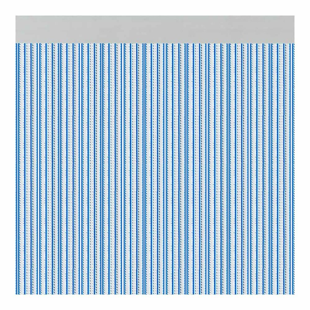 Rideau Acudam Brescia Portes Bleu Extérieur PVC Aluminium 90 x 210 cm