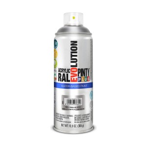 Sprühfarbe Pintyplus Evolution RAL 9006 Wasserbasis White Aluminium 400 ml