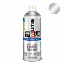 Sprühfarbe Pintyplus Evolution RAL 9006 Wasserbasis White Aluminium 400 ml