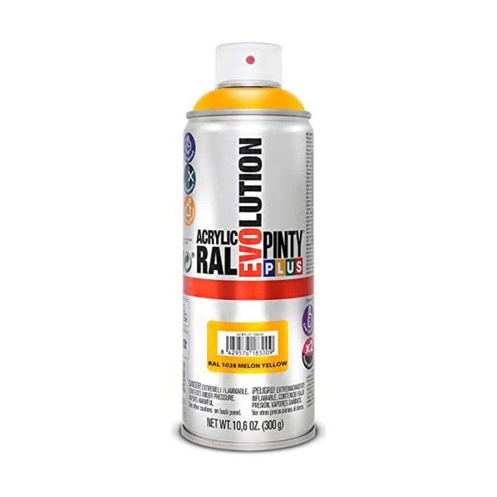 Sprühfarbe Pintyplus Evolution RAL 1028 400 ml Melon Yellow