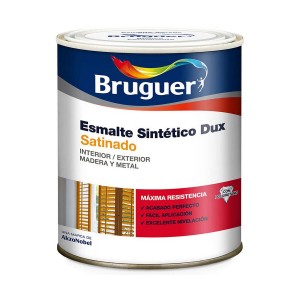 Synthetische Emaille Bruguer Dux Schwarz Satin 750 ml