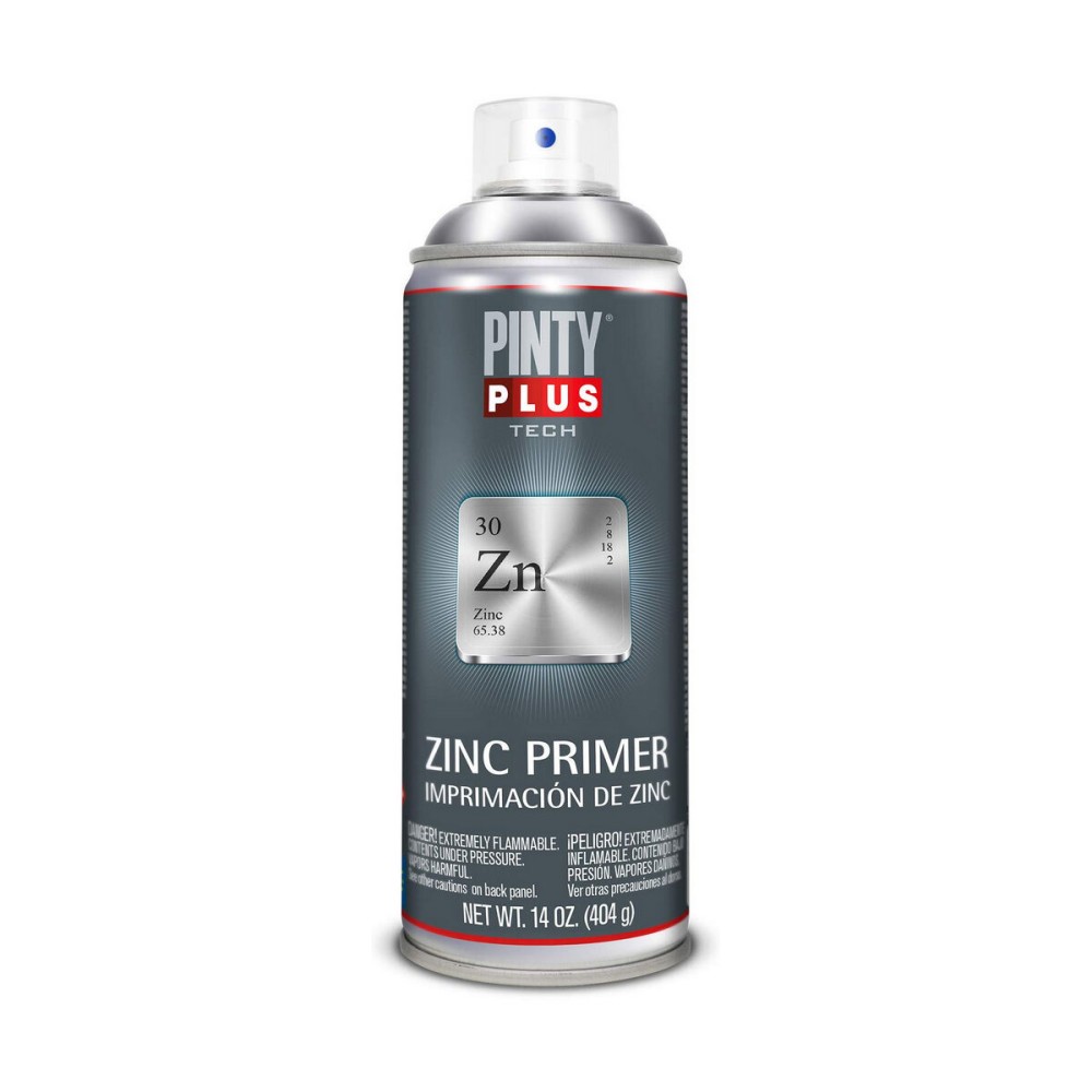 Peinture en spray Pintyplus Tech Z169 Zinc 400 ml Galvanisé