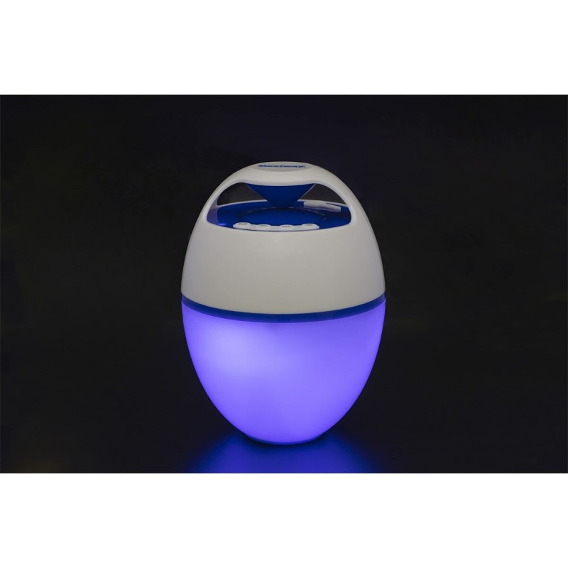 Schwebender kabelloser Lautsprecher mit LED Bestway Weiß 6 W