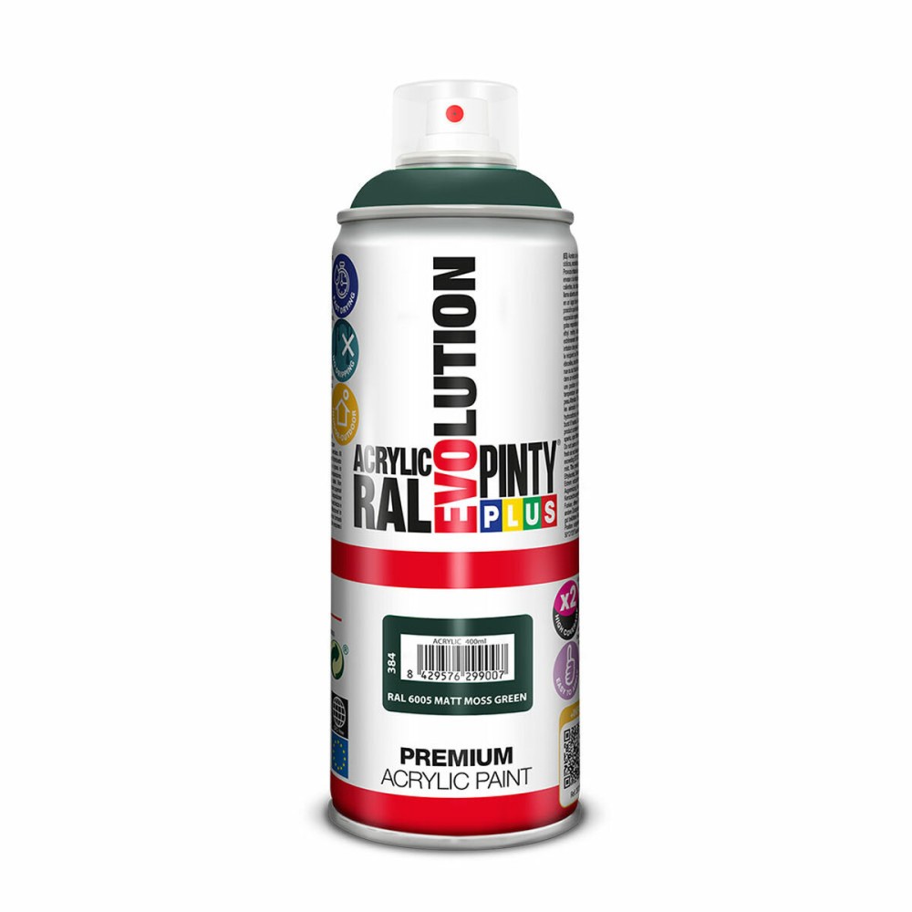 Spray paint Pintyplus Evolution RAL 6005 Moss Green 400 ml Matt