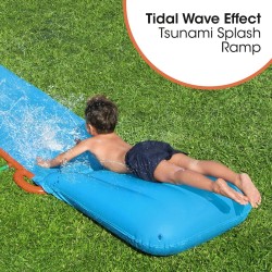 Bestway Piste Glissante Tsunami Individuelle 488x82 cm +3 Ans Jardin 52477