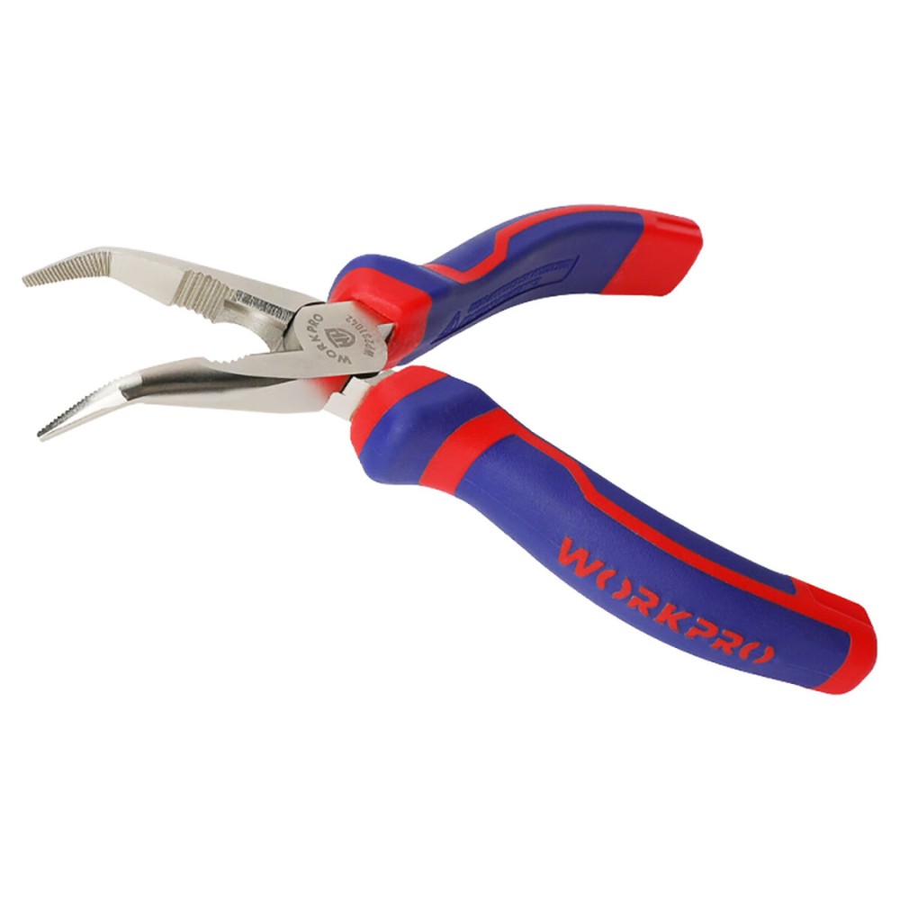 Needle point pliers Workpro 6" 16 cm Curve