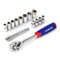 Steckschlüssel-Satz Workpro 3/8" 12 Stücke