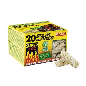 Fireballs for ignition Super Foc Wood Wax Ecological 20 Units