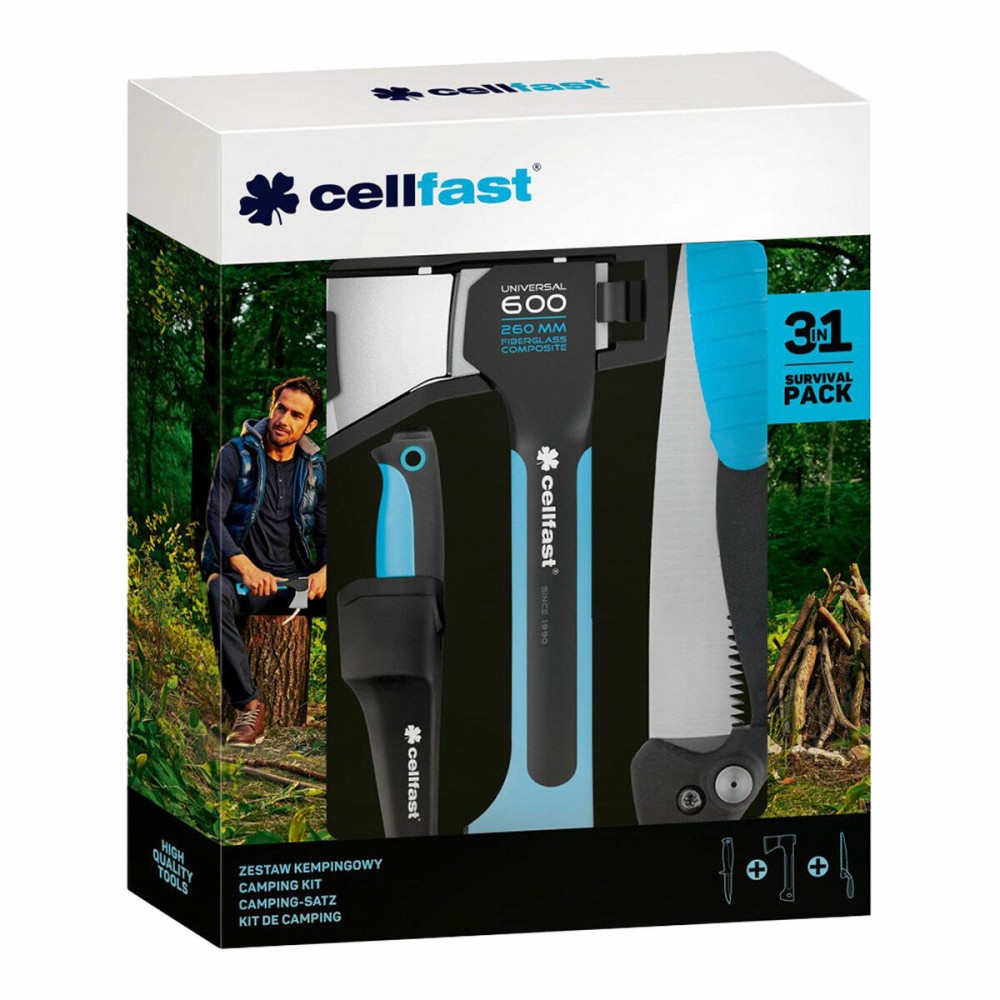 Werkzeugkasten Cellfast Ideal Pro Stahl Camping 3 Stücke