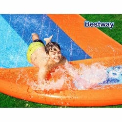 Bestway Triple Toboggan Glissant 488x207,5 cm +3 Ans Jardin 52329