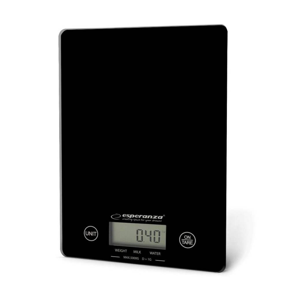 Küchenwaage Esperanza EKS002K Schwarz 5 kg