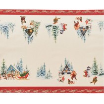 Table Runner Belum Christmas Landscape Multicolour 45 x 140 cm