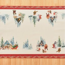 Chemin de Table Belum Christmas Landscape Multicouleur 45 x 140 cm