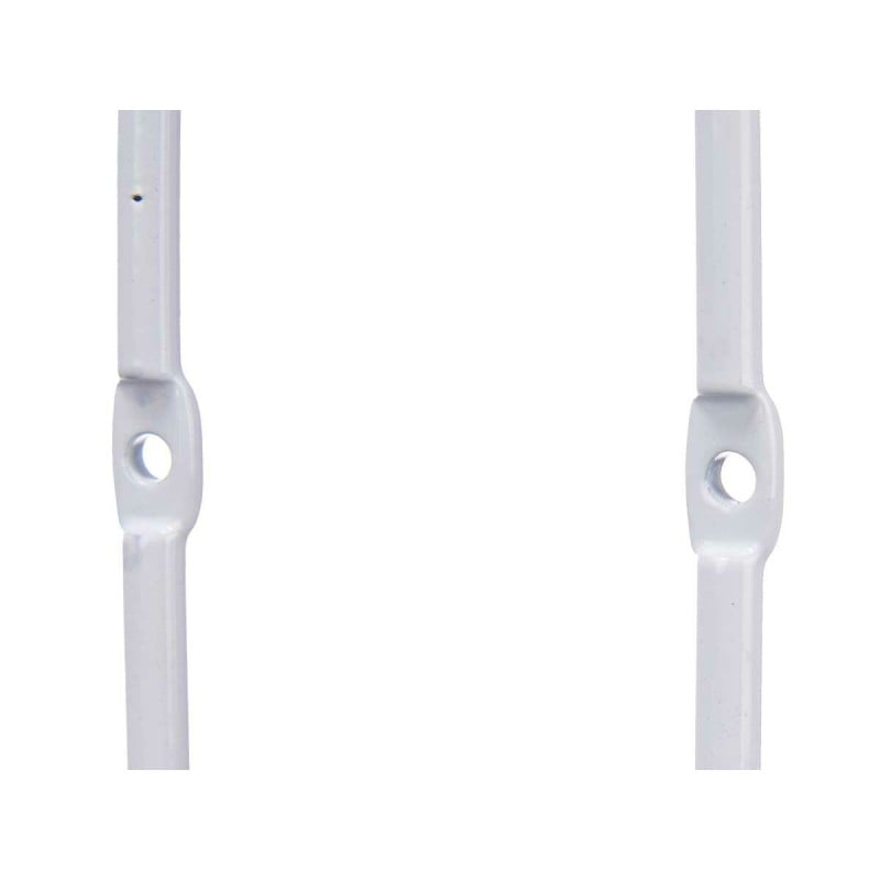 Hangers White Metal Set 2 Pieces (6 Units)