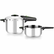 Pressure cooker Monix M911005 4 L + 6 L Stainless steel 6 L 2 Pieces