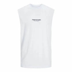 Maillot de Corps sans Manches pour Homme Jack & Jones  Jovesterbro Blanc