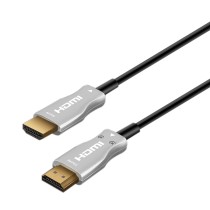 Câble HDMI Aisens A148-0380 Noir Noir/Gris 50 m