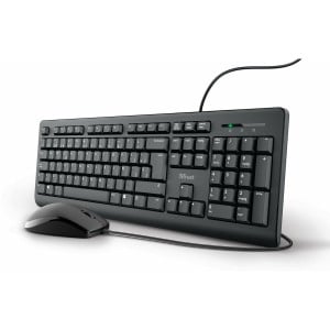 Clavier et souris sans fil Trust Taro Espagnol Qwerty