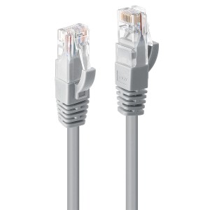 UTP Category 6 Rigid Network Cable LINDY 48008 Grey 15 m 1 Unit