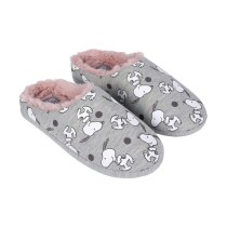 House Slippers Snoopy Light grey