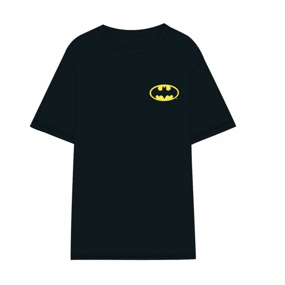 T-shirt à manches courtes homme Batman Noir Adultes unisexes