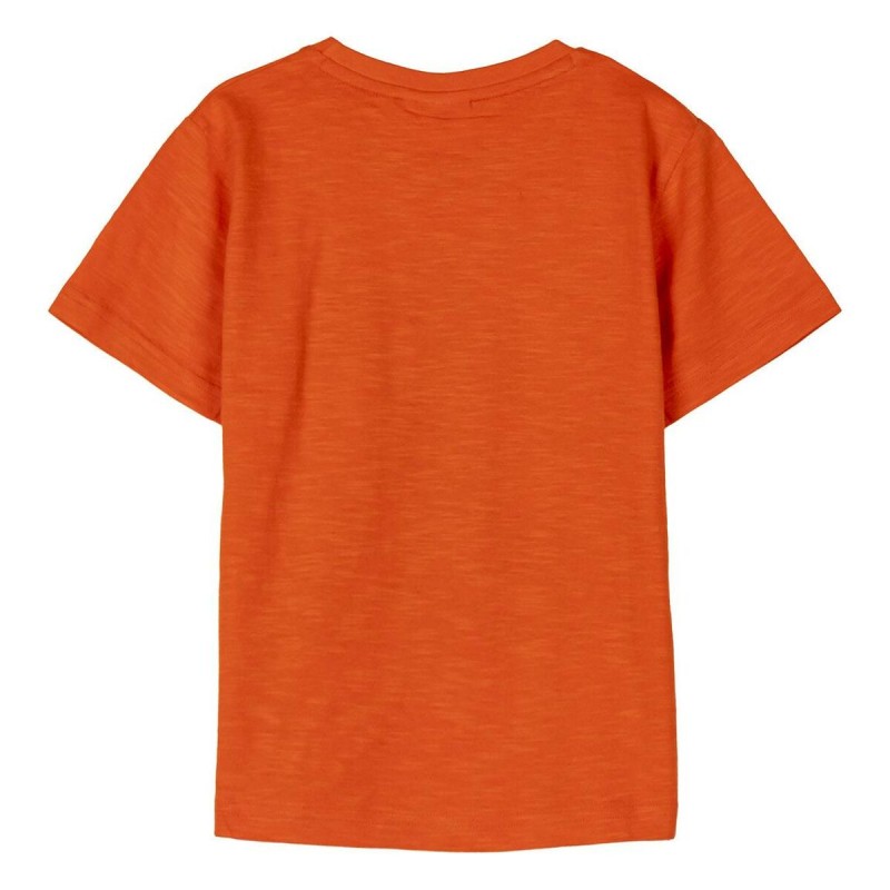 Child's Short Sleeve T-Shirt Spider-Man Orange