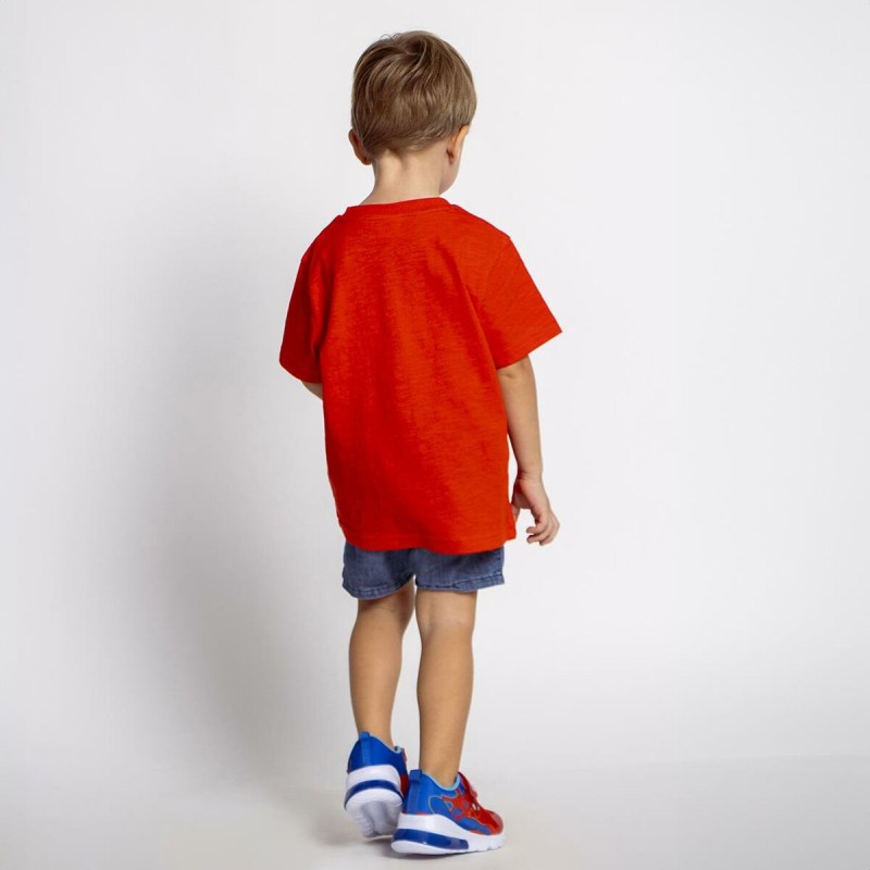 Kurzarm-T-Shirt für Kinder Spider-Man Orange