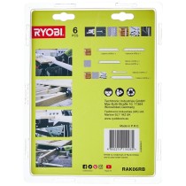 Sägeblatt Ryobi RAK06RB Stichsäge Metall 6 Stücke